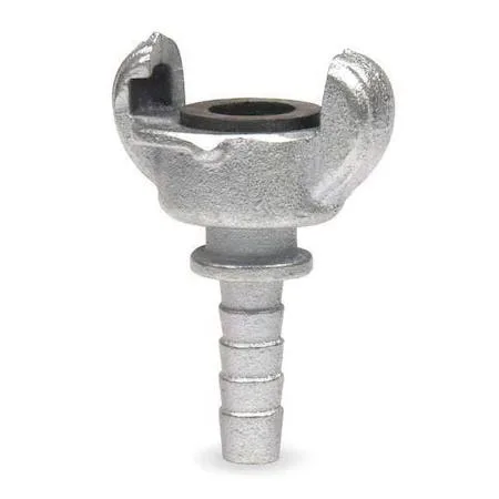 Brass universal hose coupling with 1 inch barb fitting