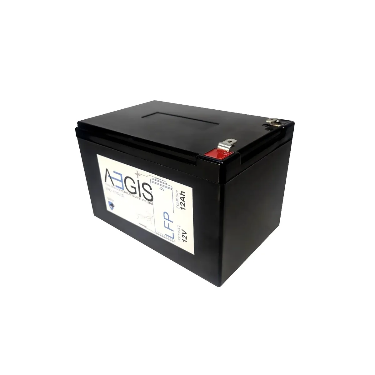 AEGIS BATTERY AEGIS BATTERY ALF-012012A 12V 12Ah LiFePO4 battery — product photo