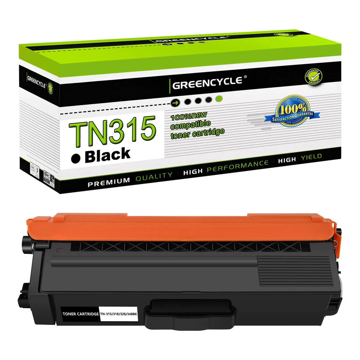 GREENCYCLE GREENCYCLE TN315 Black Toner Cartridge 6000 Pages — product photo