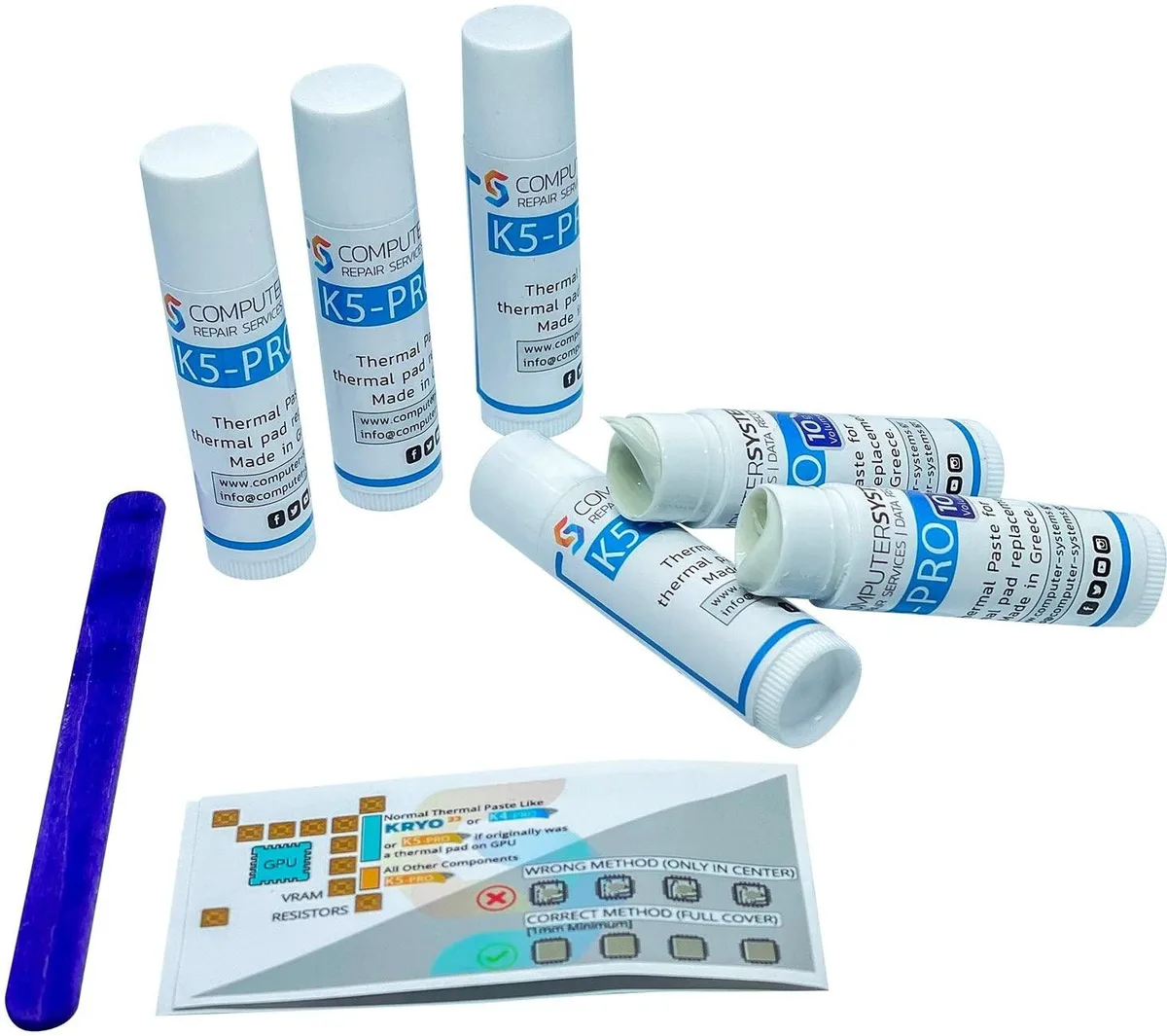 CS Labs CS Labs K5 PRO 6×10 g 60 g Viscous Thermal Paste — product photo