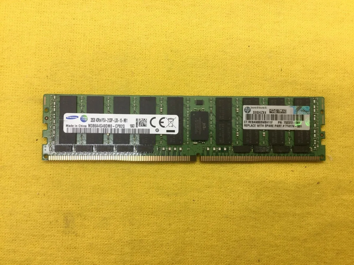 HP HP 752372-081 32 GB DDR4 DIMM accessory — product photo