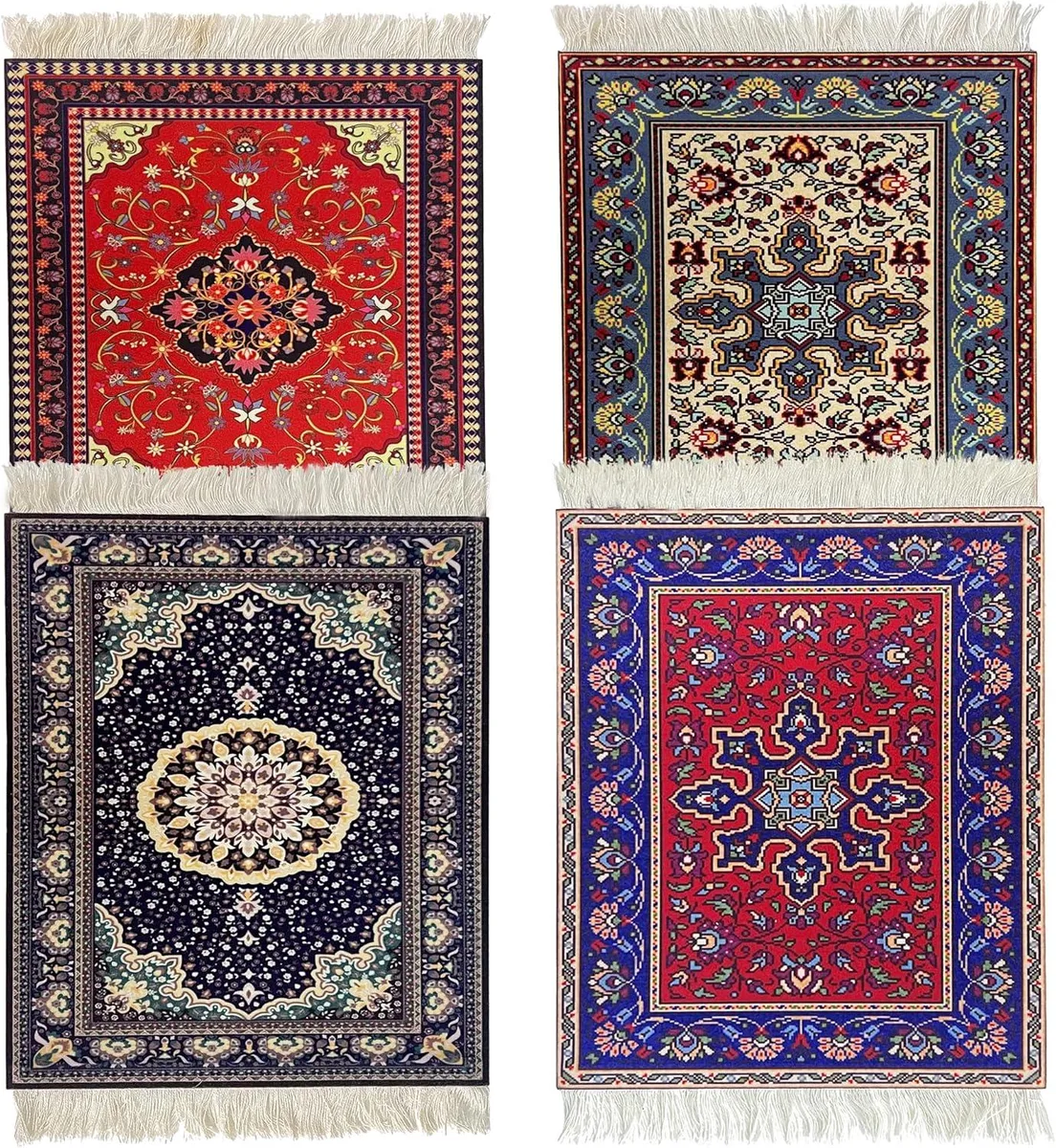 Brainwavz Brainwavz Rug Mouse Pads 4 Pack Woven Persian Style 10 inch — product photo
