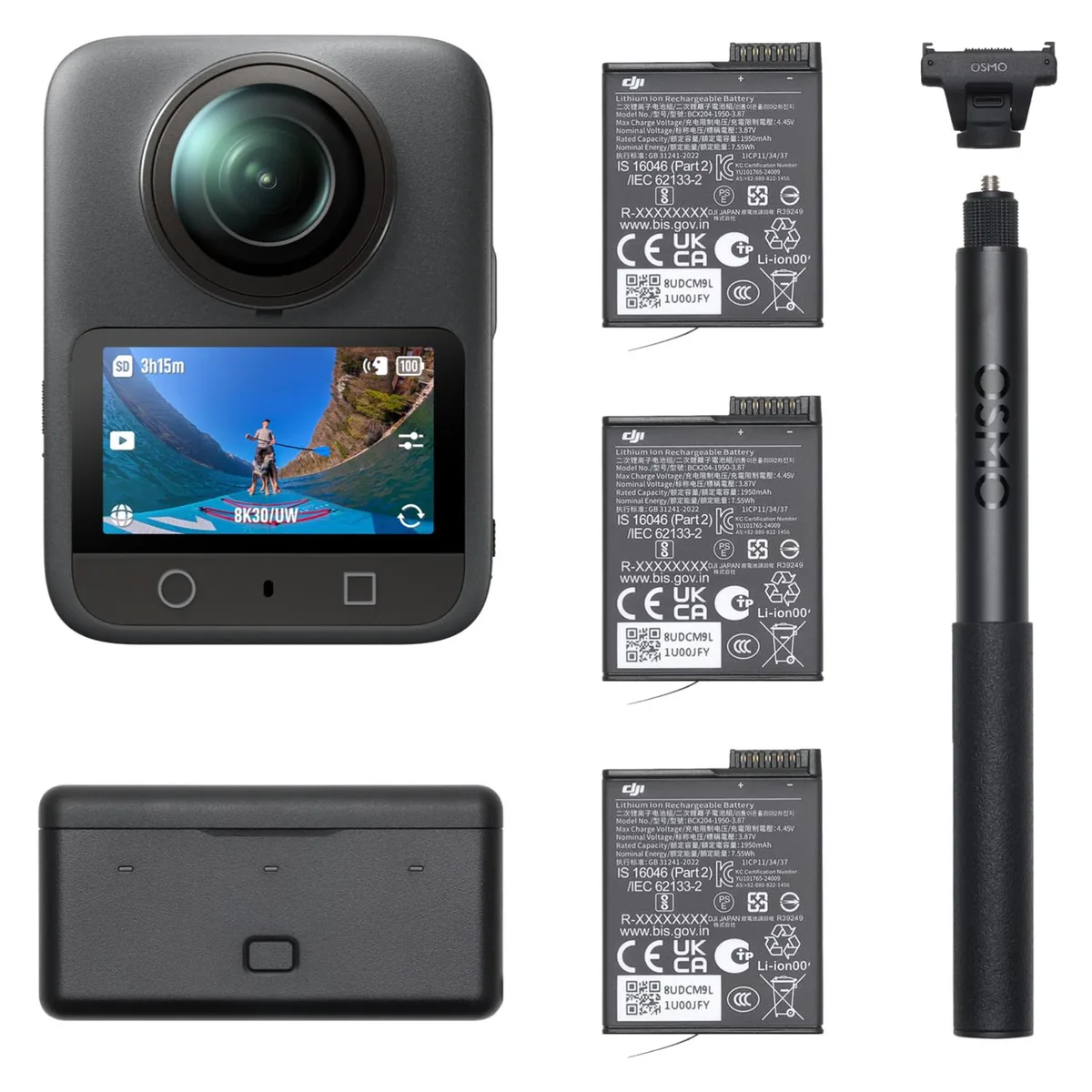 DJI DJI Osmo 360 Adventure Combo CP.OS.00000442.02 action camera — product photo