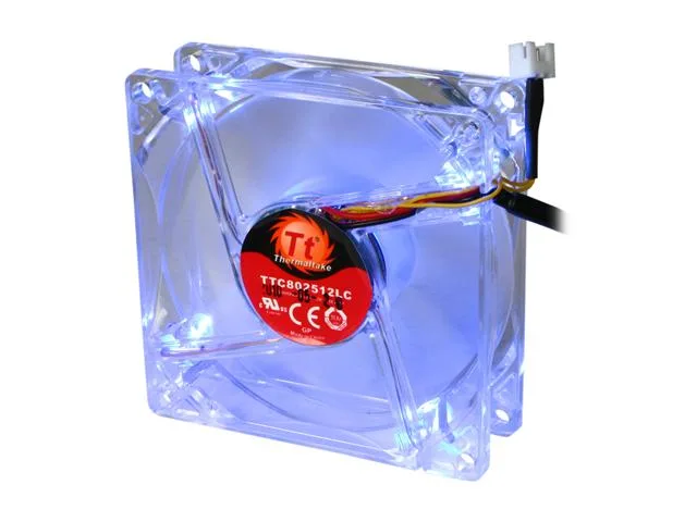 Thermaltake Thermaltake AF0025 80mm Blue LED Case Fan with Speed Control Knob — product photo