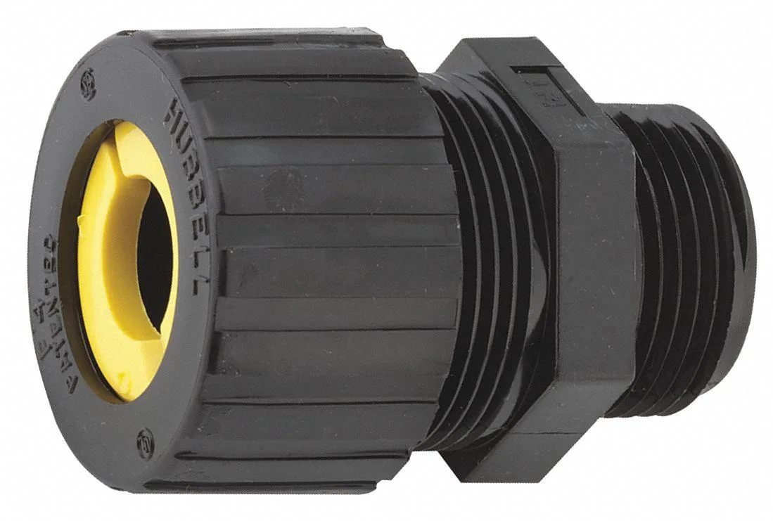 Hubbell Incorporated Hubbell Incorporated Raco Nylon Wire Cap Connector 4702-6 .50-.63 in cord 1/2 in MNPT — product photo