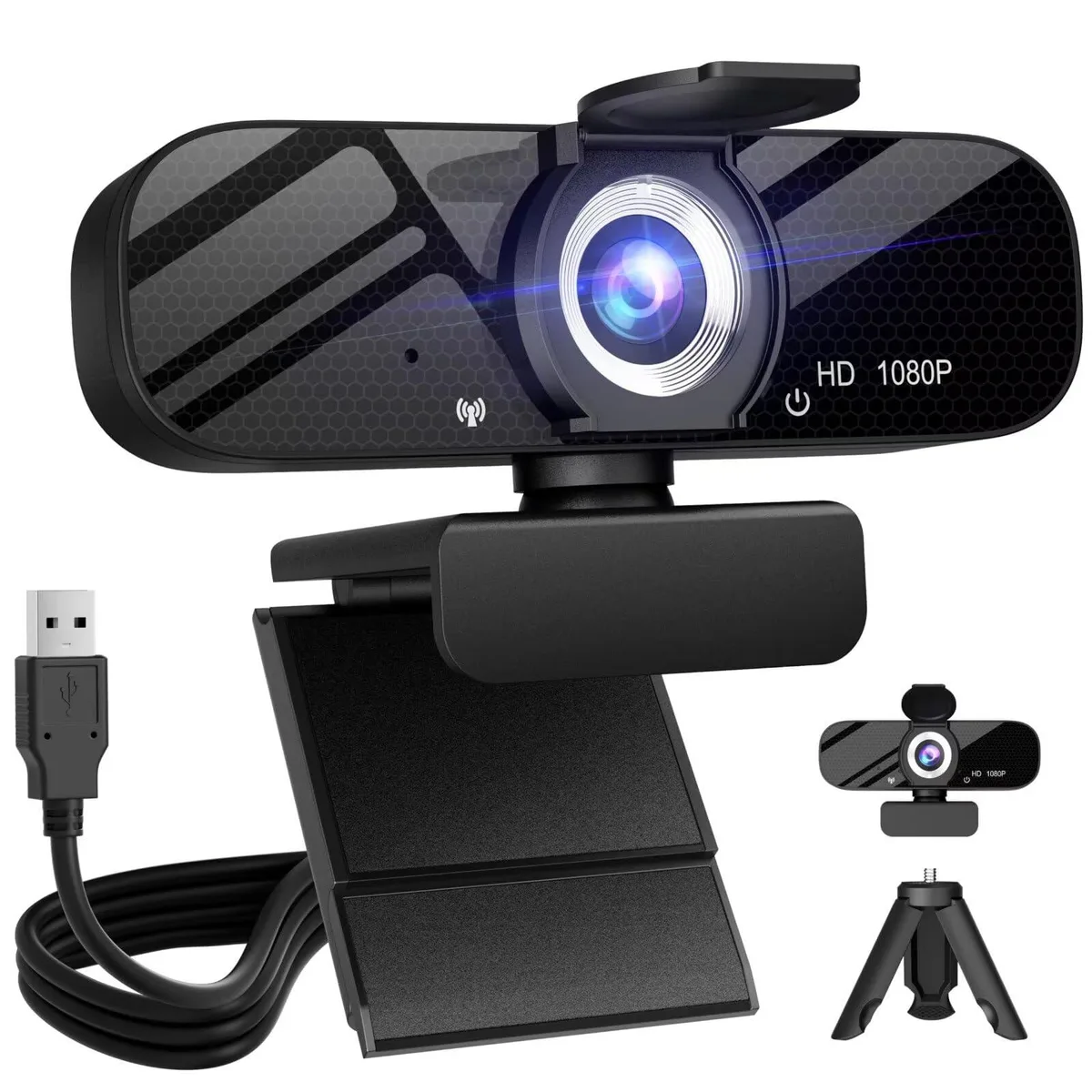  Tewiky TW-05 1080p USB 2.0 Webcam with Tripod — product photo