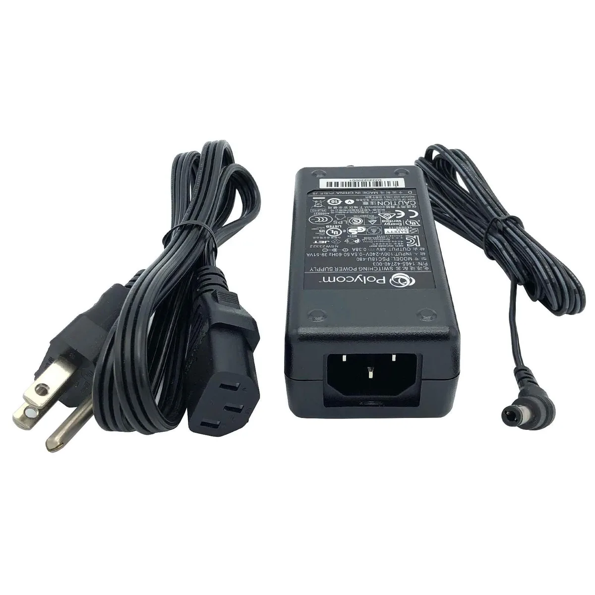 POLYCOM POLYCOM PSC18U-480 34-1977-05 power adapter — product photo