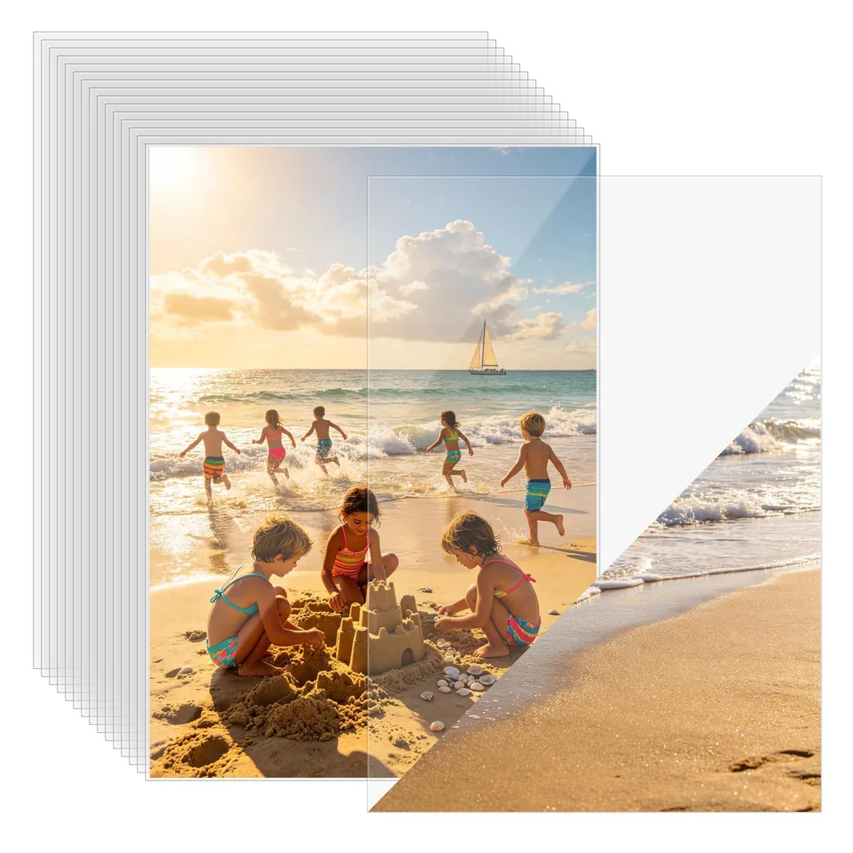  Avery 100 Photo Sleeves 4x6 Acid-Free Clear PP .1 in 65 lbs — product photo