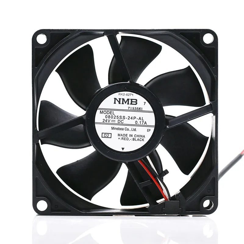 Zyvpee Zyvpee 08025SS-24P-AL 80x25mm 24V .17A 3-Wire Inverter Case Fan — product photo