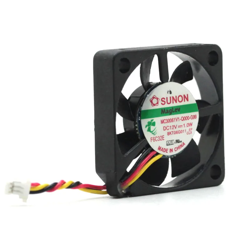 SXDOOL SXDOOL mc30061v1-q000-g99 30x30x6mm 12V 1.0W 3-pin case fan — product photo