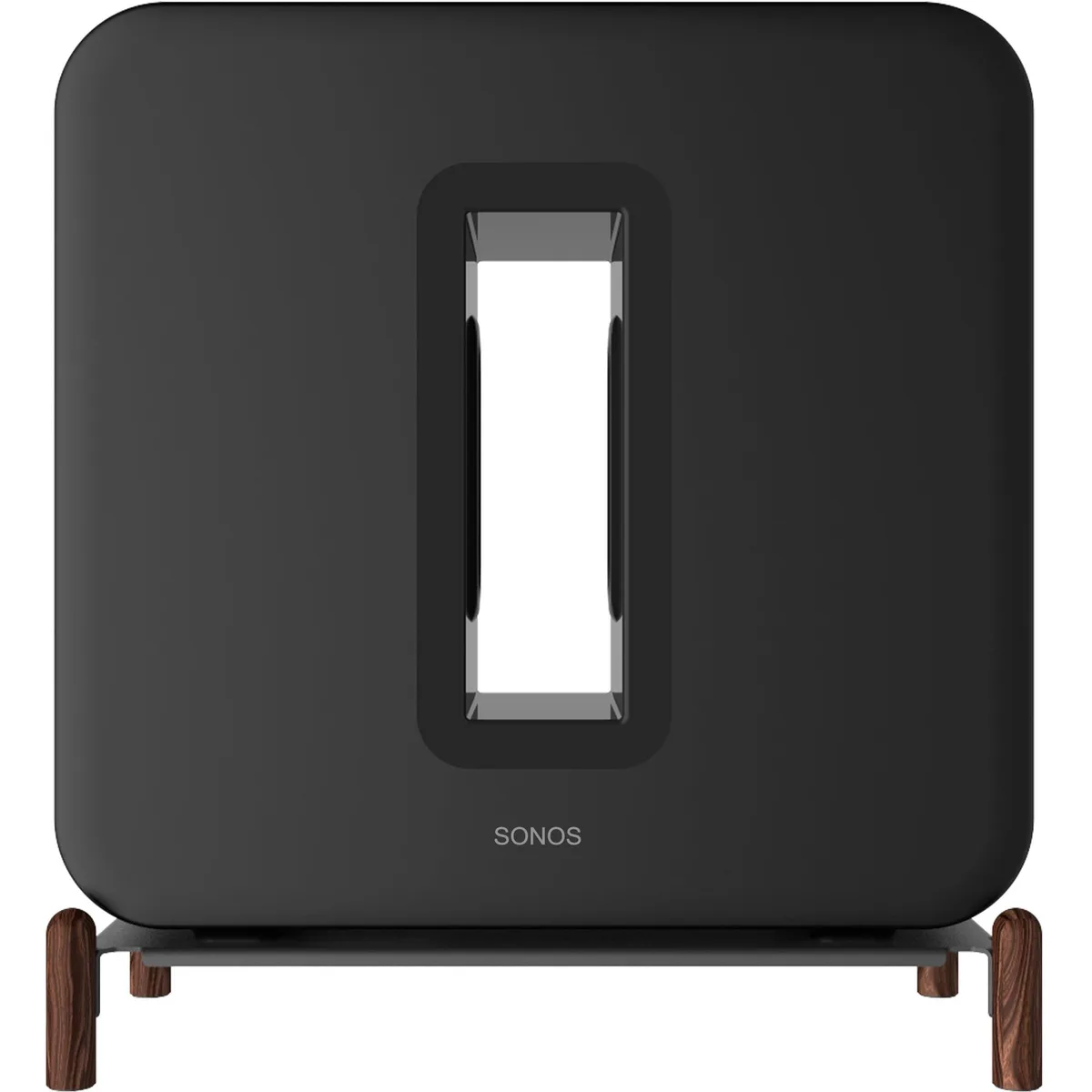 BoYata BoYata Real Wood Stand for Sonos Sub 2/3/4 (Walnut) 2 in 1 Accessories — product photo