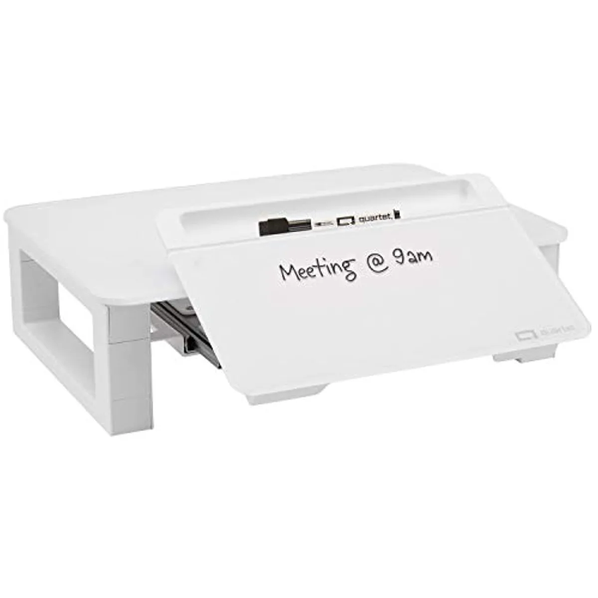 Quartet Quartet RNAB08XVTQ1H2 Glass Monitor Riser with Dry-Erase Board — product photo
