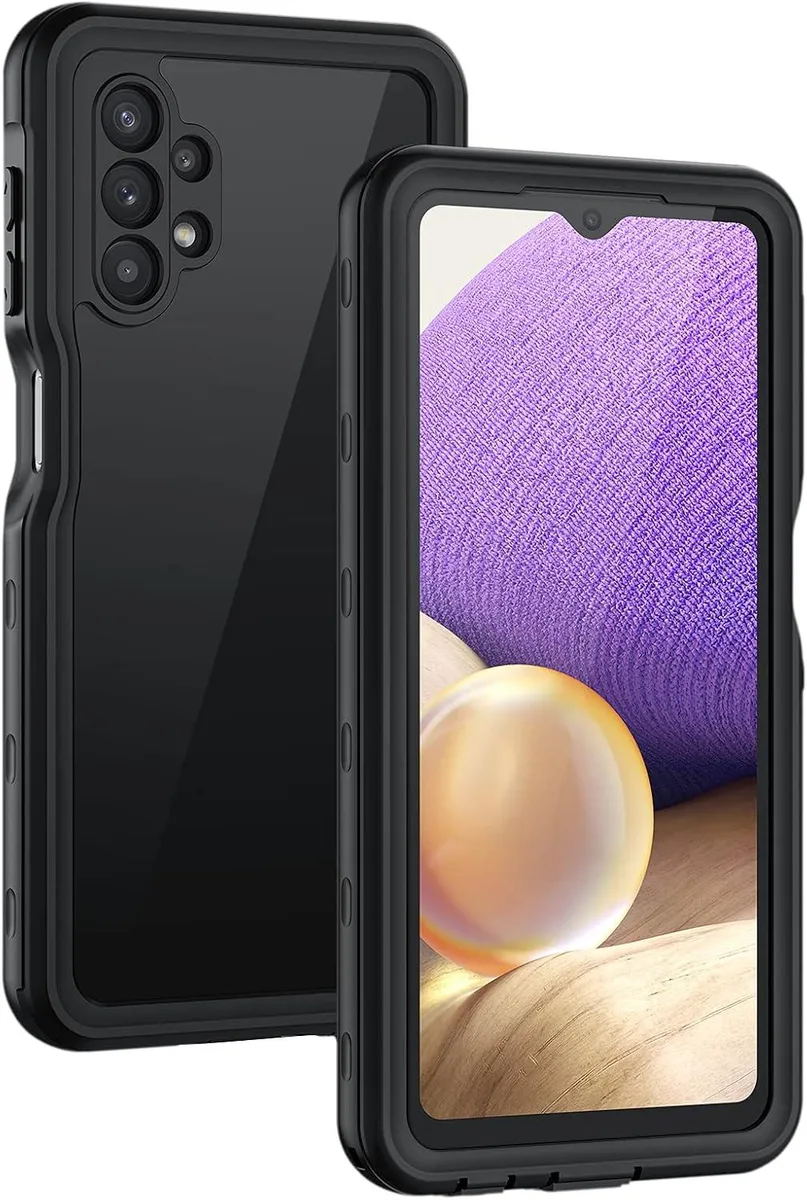 Transcend Transcend Galaxy A32 5G IP68 Waterproof Case Black/Clear — product photo