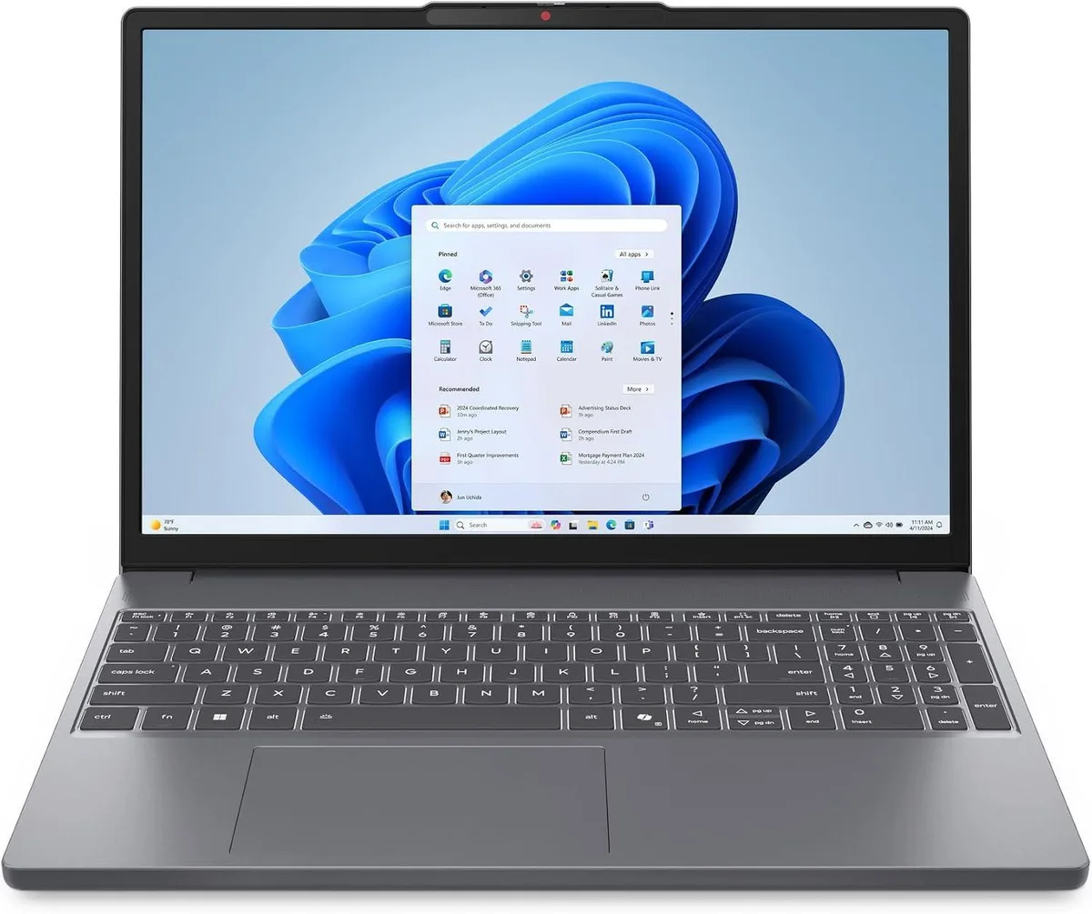 Lenovo Lenovo IdeaPad Slim 3 2026 laptop Ryzen 5 8540U 16GB 512GB 15.3" Luna Grey — product photo