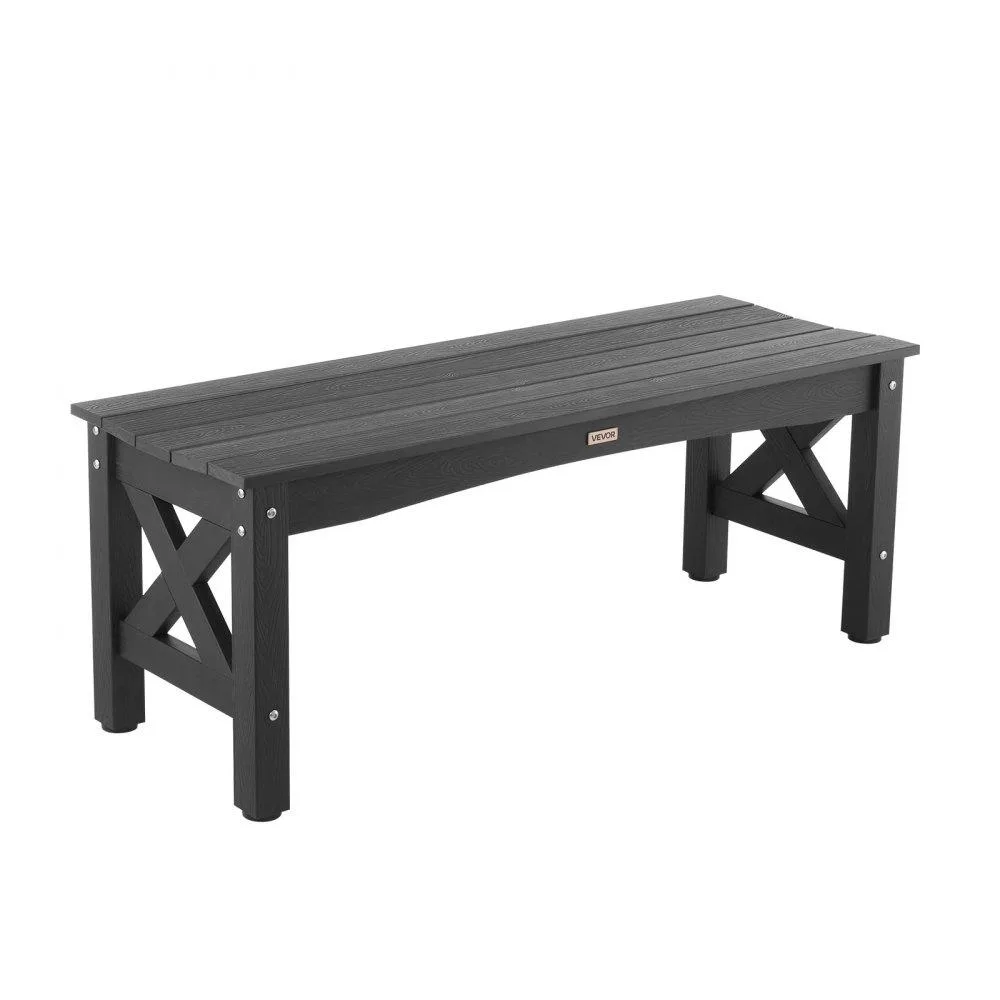 VEVOR VEVOR Outdoor Bench 44.5 in 600 lbs Black — product photo