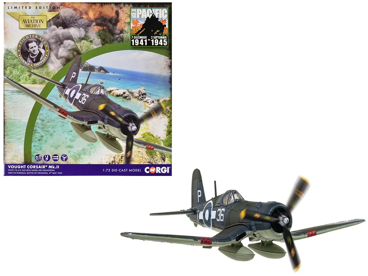 Corgi Corgi Vought Corsair Mk. II "Battle of Okinawa" 1/72 Diecast Model — product photo