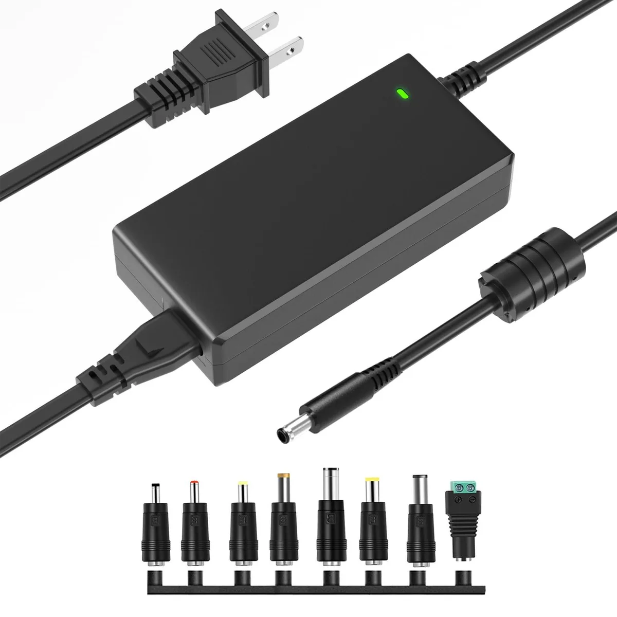 TKDY TP06-120500W 12V 5A 60W AC Adapter 1.5m 5.5x2.5mm 8 Tips — product photo