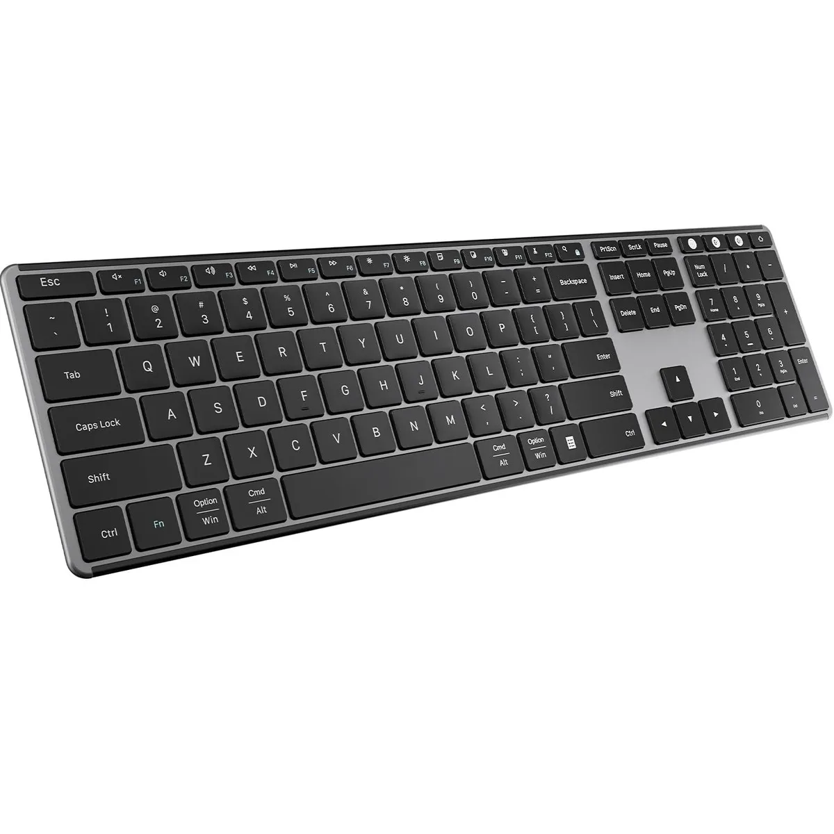  AUSDOM Wireless Keyboard and Mouse Combo, Scissor Switch, Black-Grey — product photo