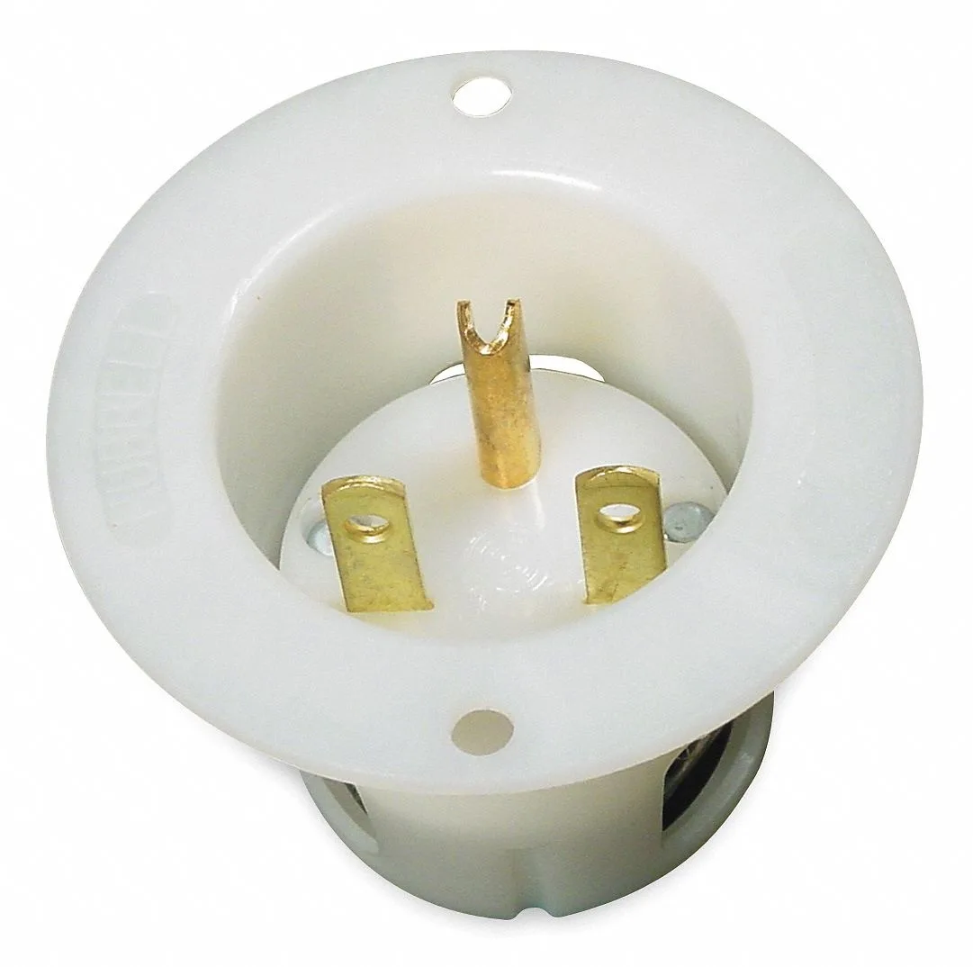 Hubbell Incorporated Hubbell Incorporated HBL5678C Straight Blade Inlet 15A 250V — product photo