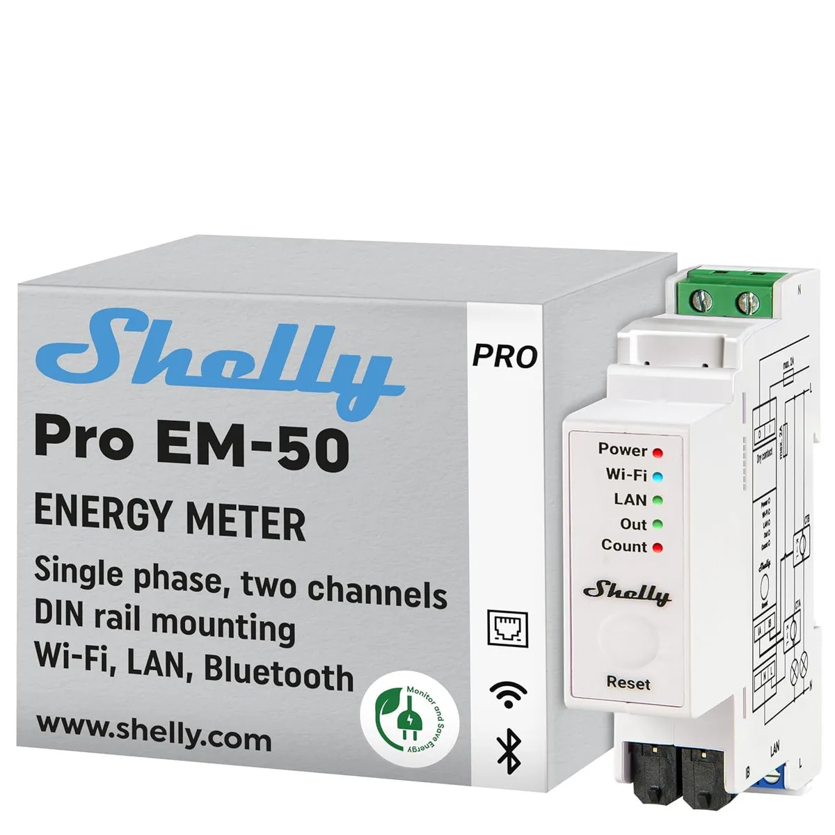 WUQ WUQ EM 50A Energy Meter with Contactor Control — product photo