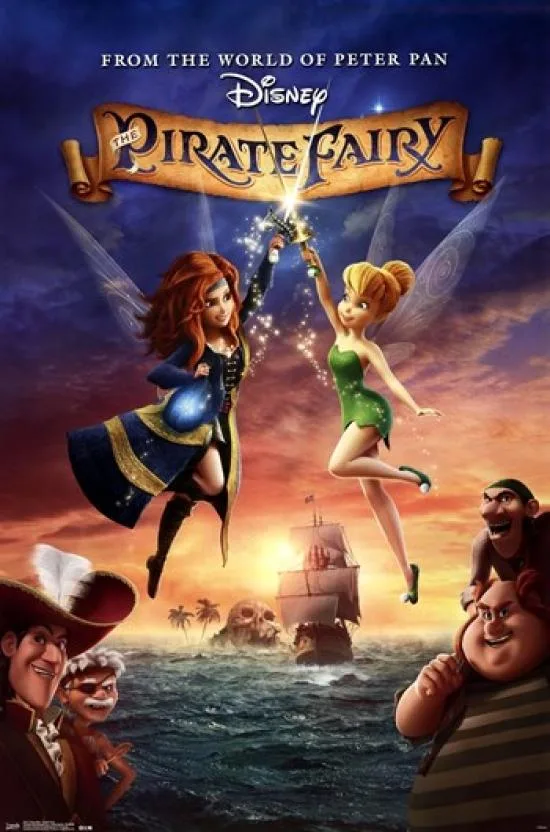 Poster print of Tinker Bell as Pirate Fairy, 24 by 36 inches