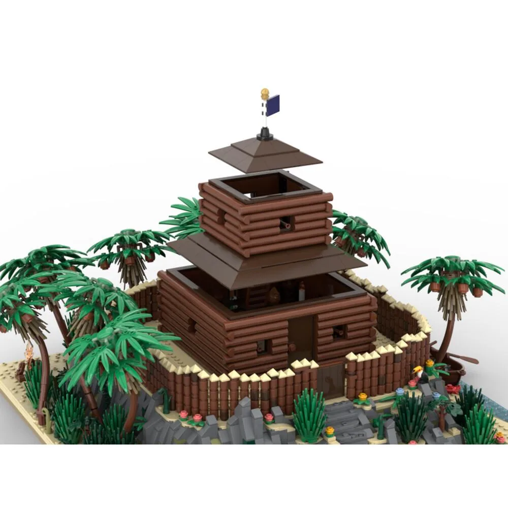 ZITIANYOUBUILD ZITIANYOUBUILD MOC-200180 Treasure Island Stockade 5946 Parts — product photo