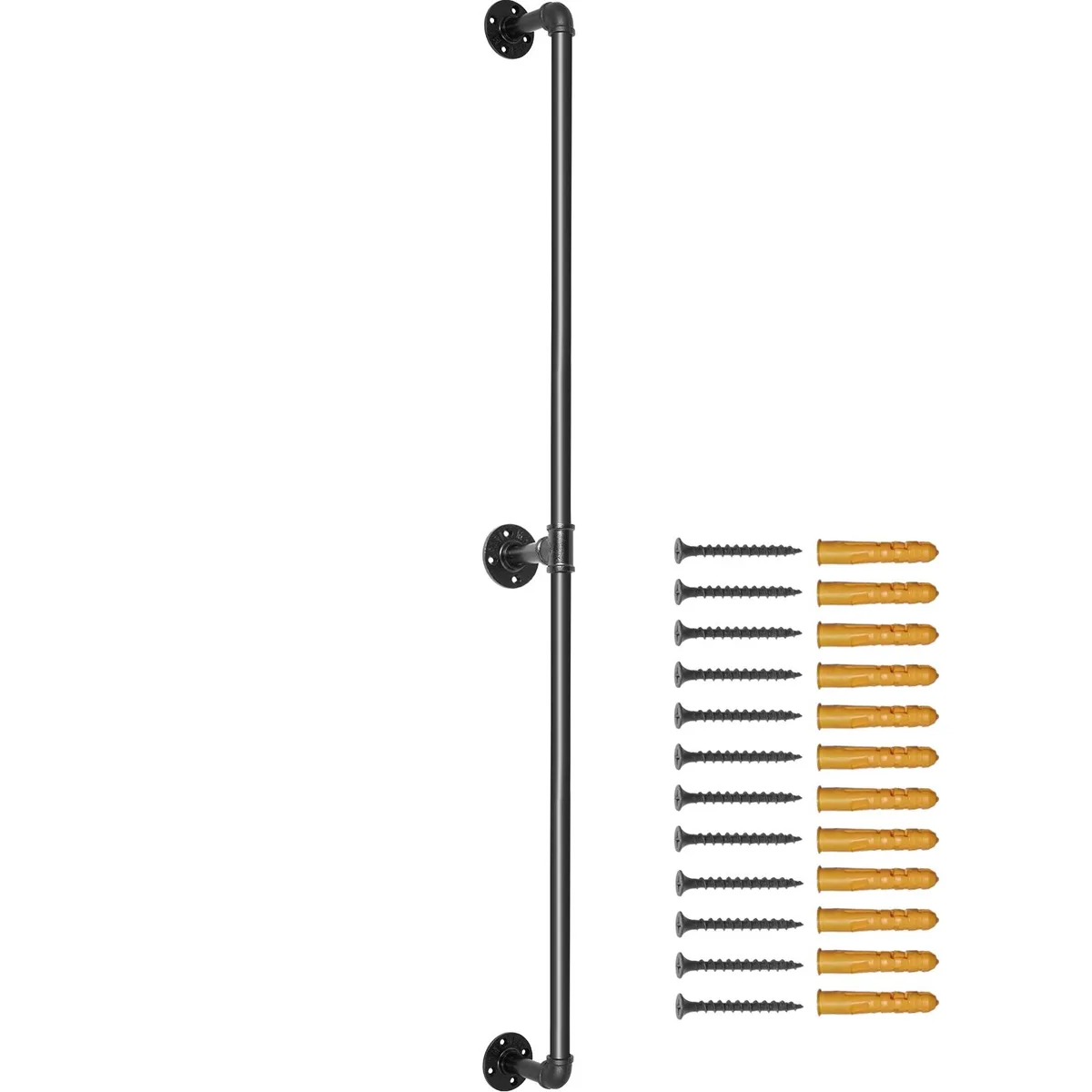 VEVOR VEVOR VV-GYGFS-HS5YC 5 FT Carbon Steel Handrail Kit 440 lbs 1.52 m — product photo