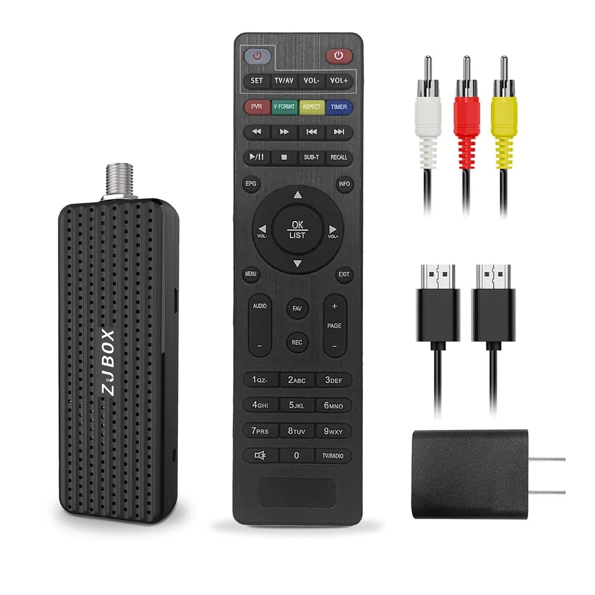 ZJBOX Mini ATSC Stick 2024 1080P set-top box — product photo