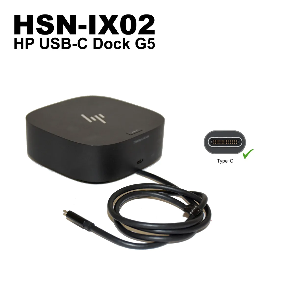 HP HP Dock G5 USB-C Docking Station HSN-IX02 65W Dual 4K — product photo