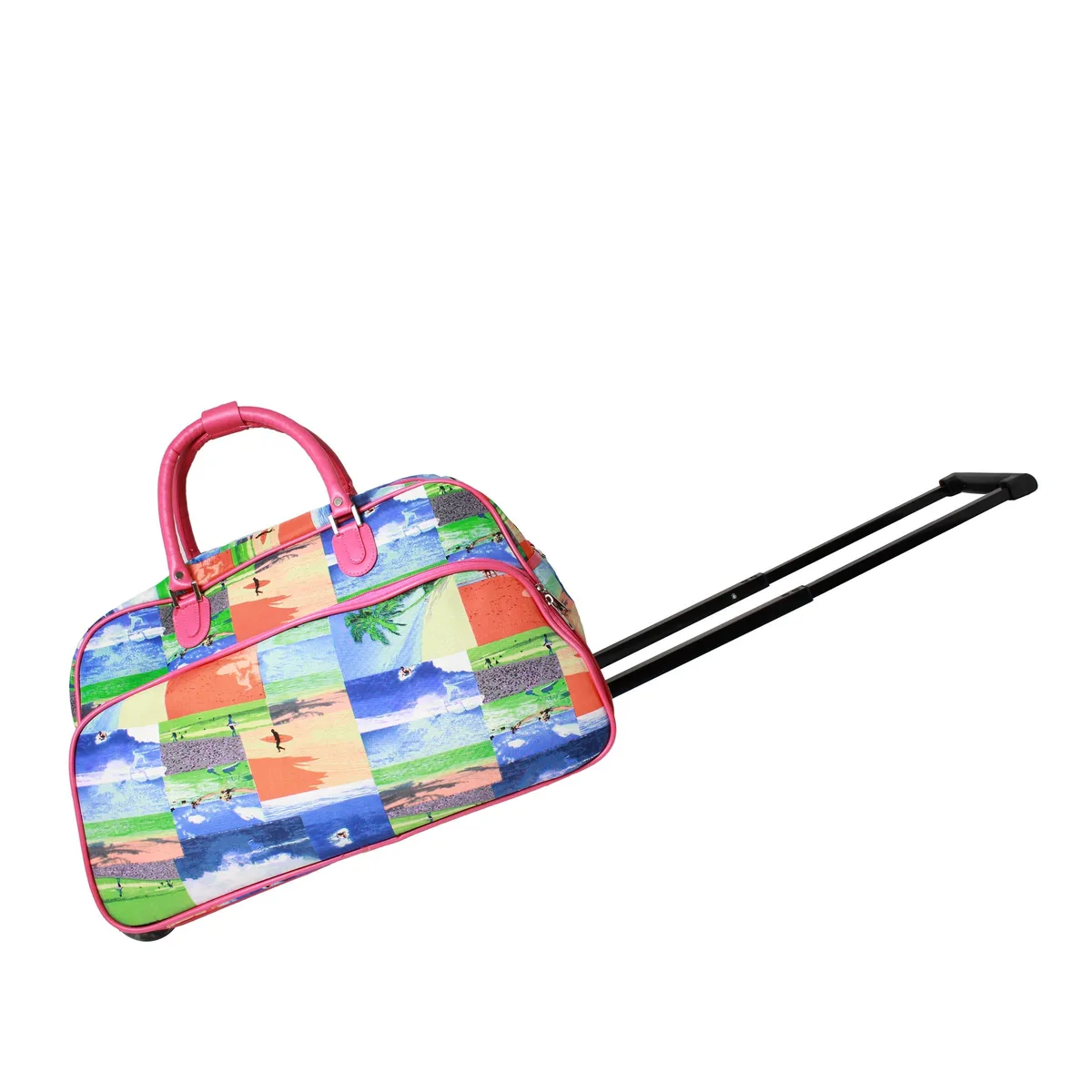 ecWorld ecWorld World Traveler Surf 21" Rolling Duffel Bag Pink — product photo