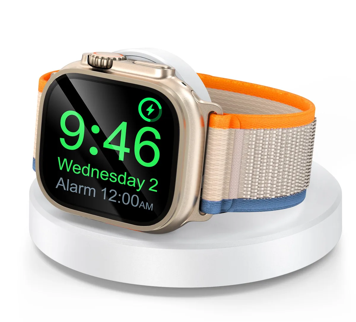  ZAPOGO T21 Apple Watch Charger White 5V 0.6A — product photo
