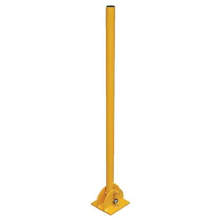 Vestil Vestil Fold-Down Bollard 1-3/4" Yellow 36 — product photo