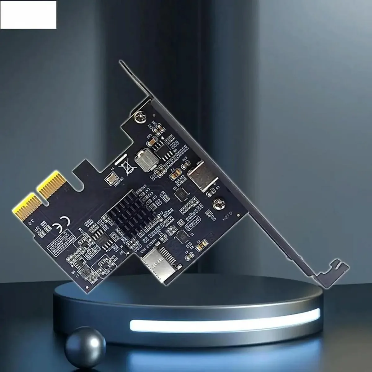 SMUGDESK SMUGDESK PCIe X2 USB3.2 Gen2 10Gbps Type-C Type-E Adapter — product photo