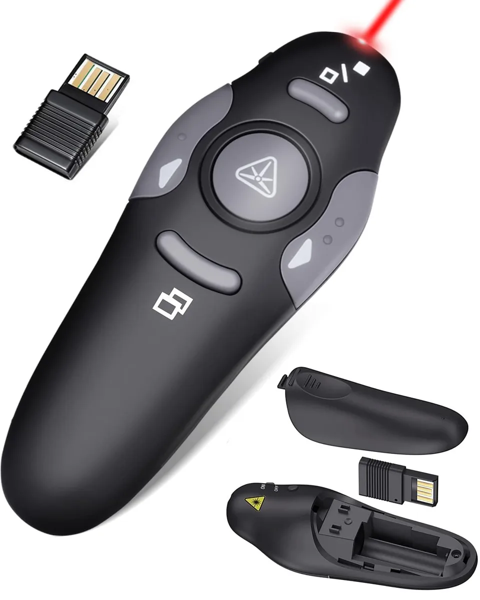 CLIKBUTM WP08-R Presentation Remote Gray 100ft — product photo