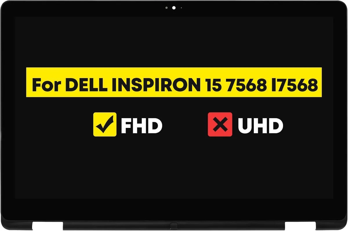 NUOLAISUN NUOLAISUN 15.6" FHD 1920x1080 30-pin Touch Screen Assembly for Dell Inspiron 15 7568 i7568 2-in-1 — product photo