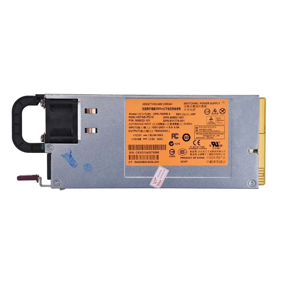WMtec WMtec 750W Server Power Supply DPS-750RB A for H-P DL380 G6 G7 — product photo