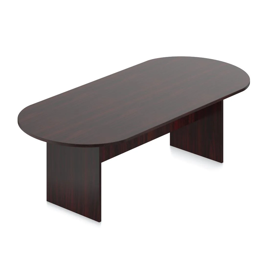 GOF GOF 8 FT Racetrack Conference Table Mahogany 95"L x 44"W x 29.5"H — product photo