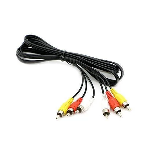 PASOW p3c 3 RCA Composite Male-to-Male Cable 6 ft — product photo
