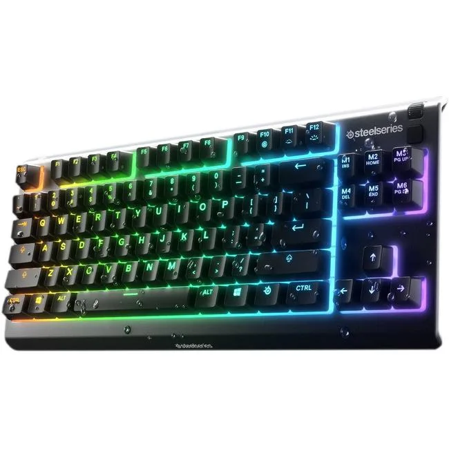 SteelSeries Apex 3 TKL gaming keyboard compact black finish