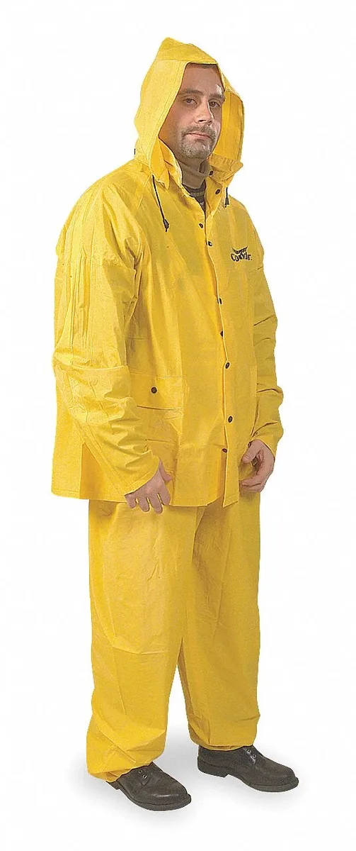 Condor Condor 1BC75 3 Piece Rainsuit Yellow M traffic safety equipment — product photo