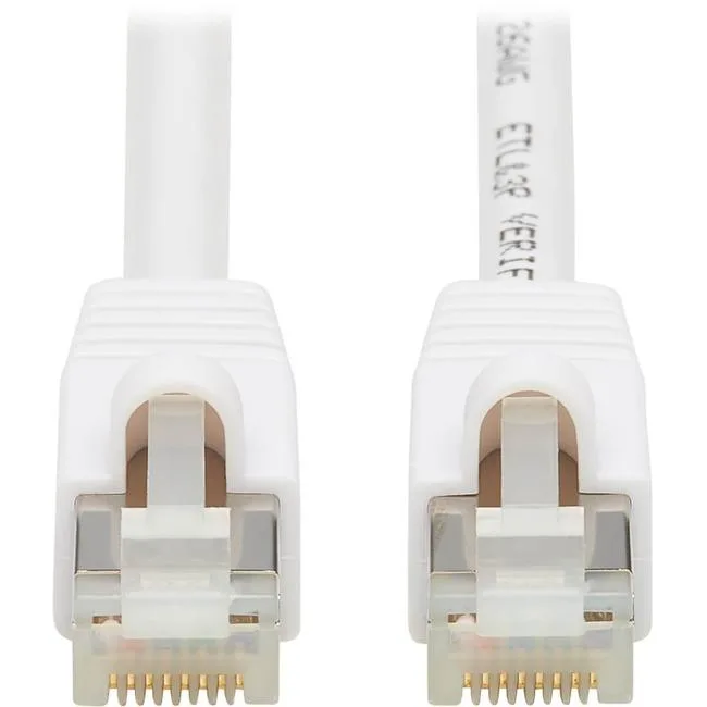 Tripp Lite Tripp Lite N262AB-020-WH 20 ft Cat6a 10G Antibacterial S/FTP Ethernet Cable White — product photo
