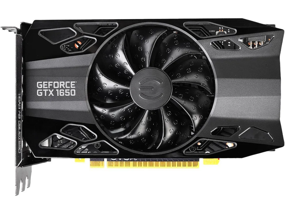 EVGA EVGA GeForce GTX 1650 XC GAMING 4GB GDDR5 graphics card — product photo
