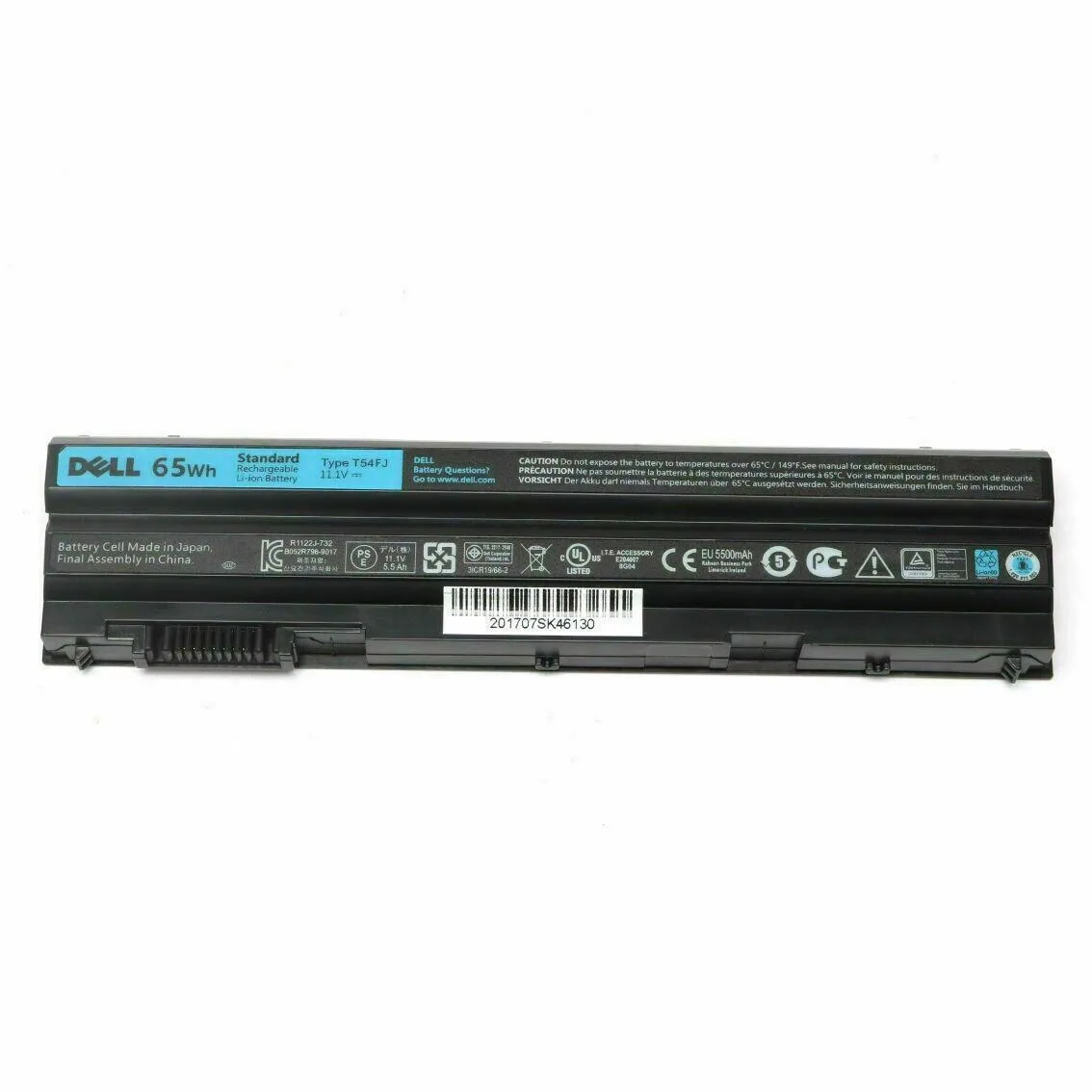 DELL DELL 65WH 11.1V Lithium-Ion Laptop Battery for Latitude E6420 E6430 E5420 E5520 E5530 E6530 T54FJ M5Y0X — product photo