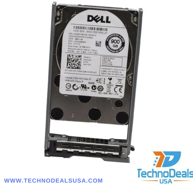 DELL DELL 900GB 2.5" 10000 RPM SAS internal hard drive — product photo