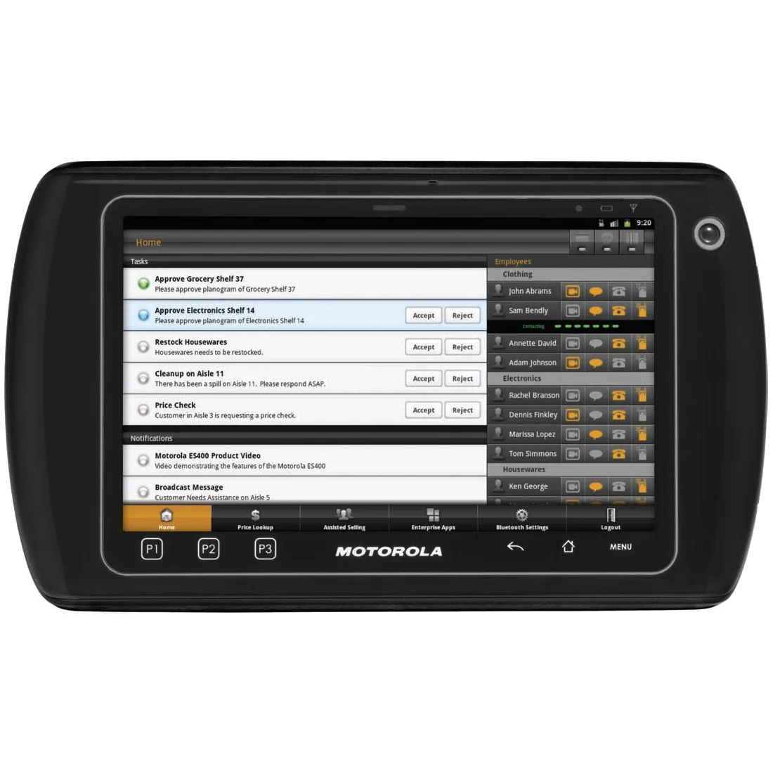 Motorola Motorola ET1N0-7J2V1UUS 7.0" tablet 1GB 4GB Android 4.1 — product photo