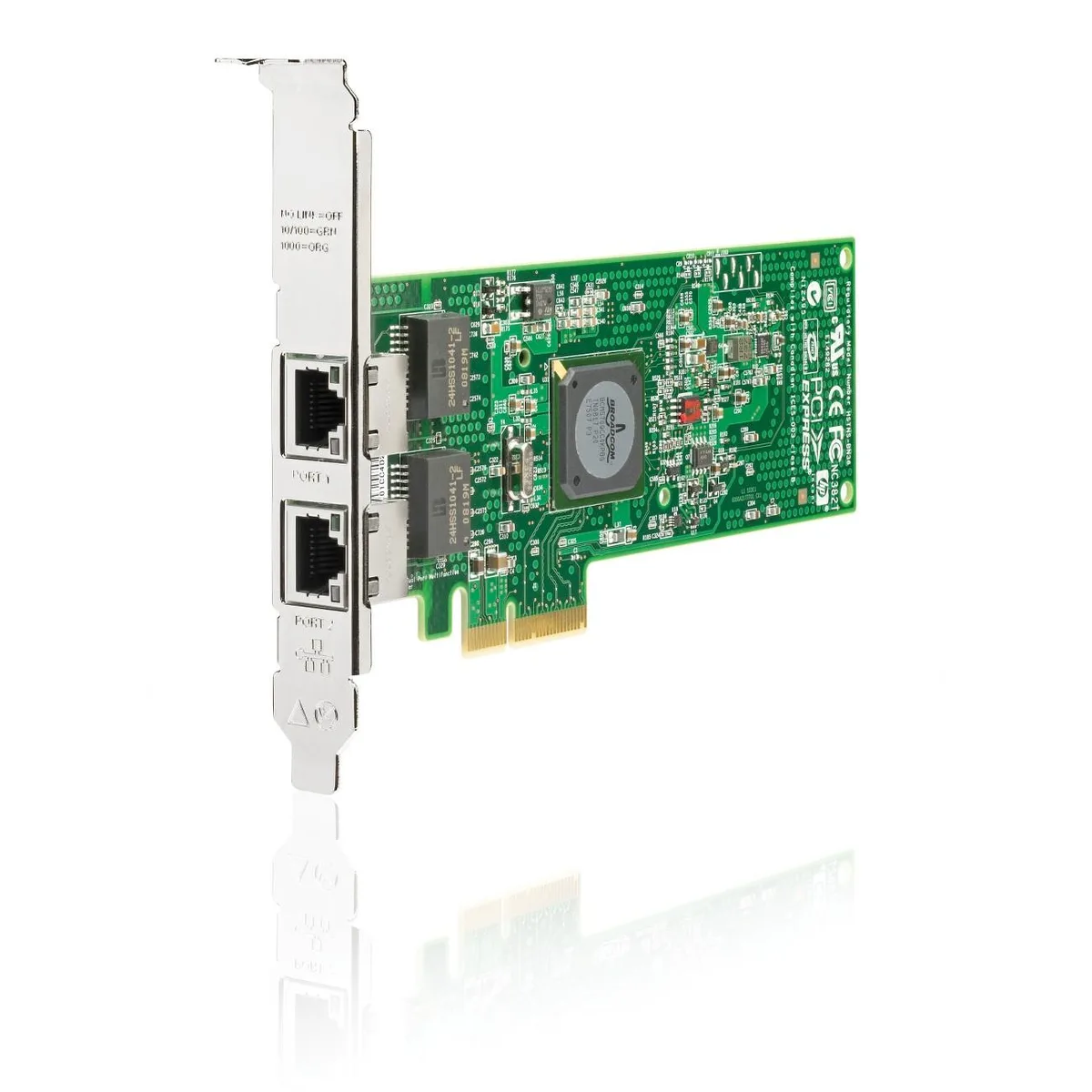 HPE HPE NC382TProduct dual-port Gigabit network card — product photo