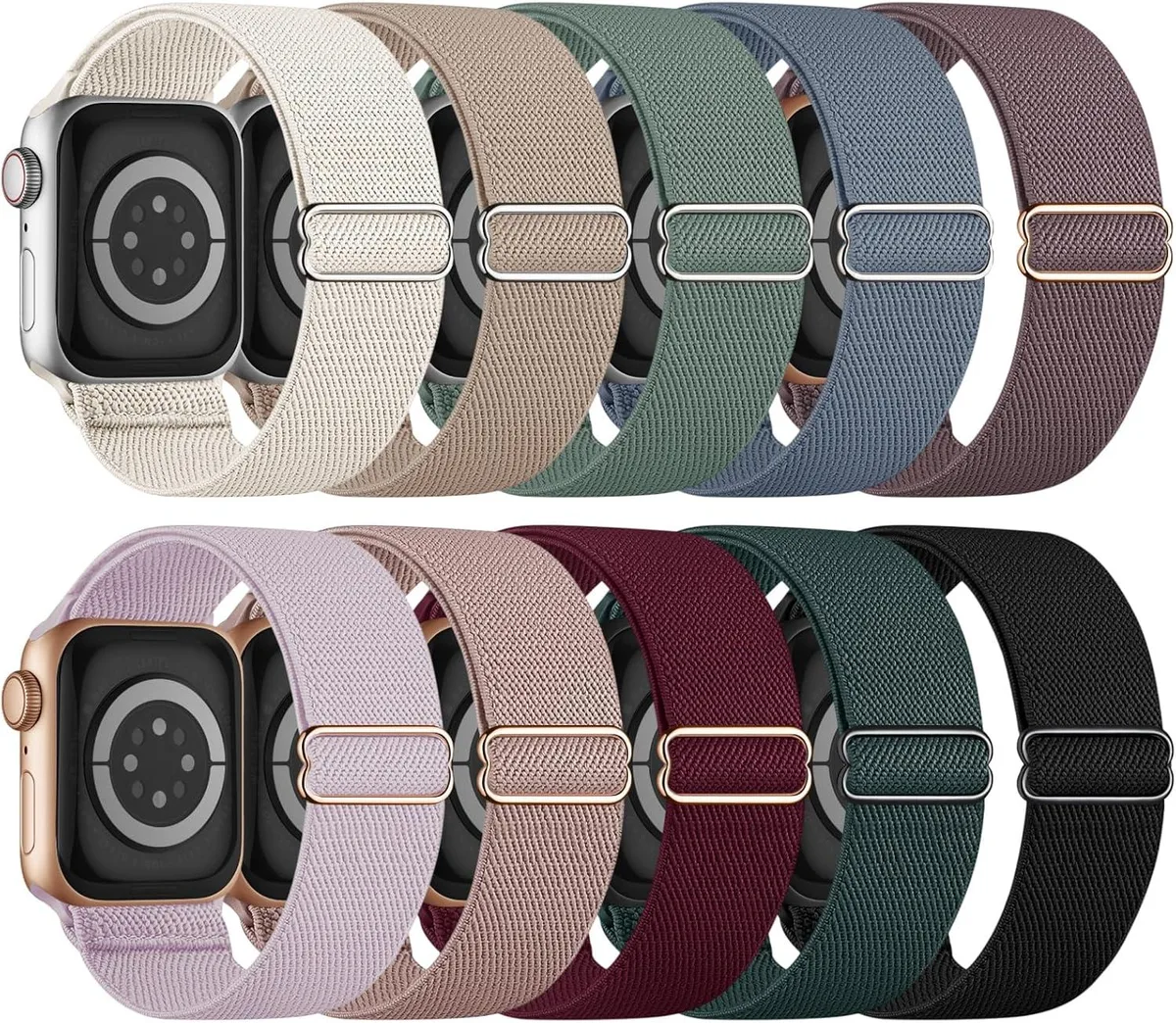 ETEIZU ETEIZU 10 Pack Stretchy Watch Bands 38mm-49mm accessory — product photo