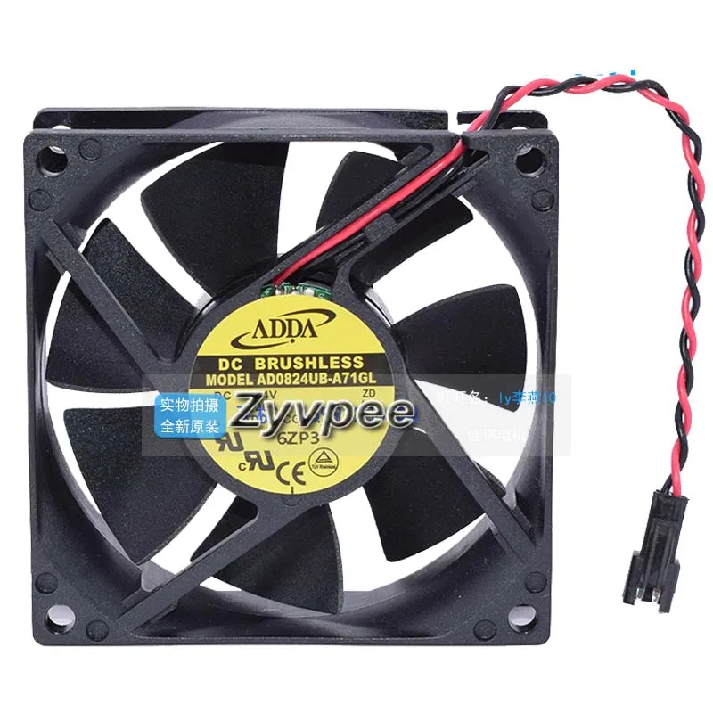 Zyvpee Zyvpee AD0824UB-A71GL 80mm 24V 0.26A case fan — product photo