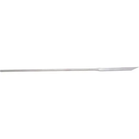 Nickel-plated wrecking bar, 60 inches long, 1-inch shank