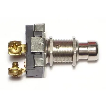 Two transparent momentary switches rated 1/3 HP